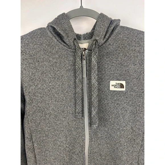 The North Face mens full zip thermal/fleece hooded medium weight jacket size S - Picture 3 of 8